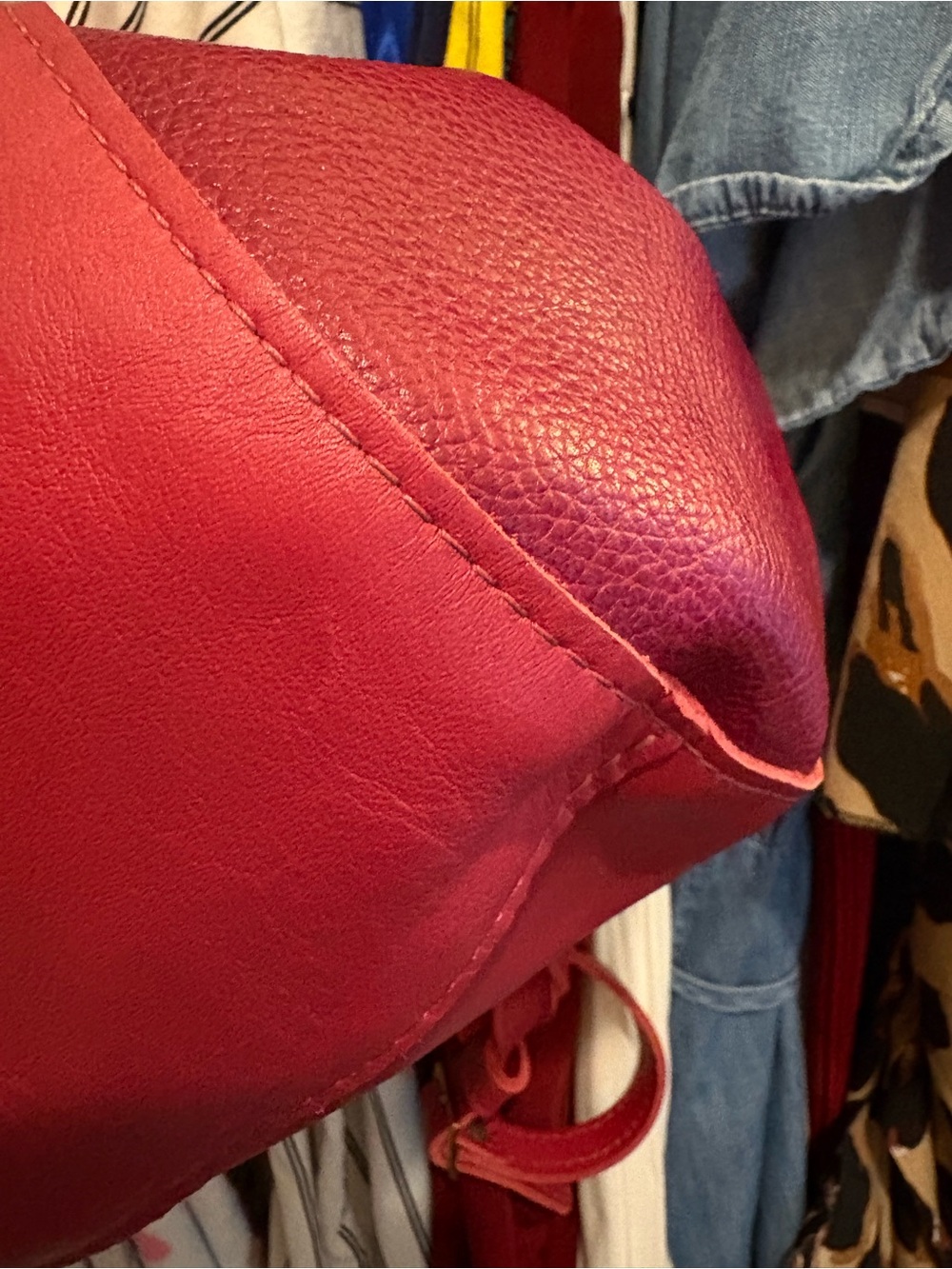 Portland Leather Goods | Nest Bucket Bag | Orchid - Picture 8 of 14